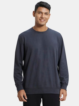 Jockey - 2716 Men Super Combed Cotton French Terry Solid Sweatshirt - Graphite