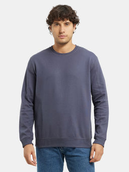 Jockey - AM48 Men Super Combed Cotton Rich Pique Sweatshirt - Odyssey grey