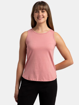 Jockey - AW77 Women Super Combed Cotton Rich Solid Tank Top - Brandied Apricot