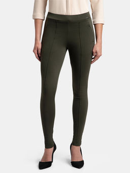 Jockey - IW05 Women Rayon Nylon Elastane Stretch Treggings - Deep Depths