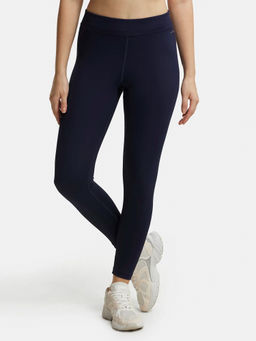 Jockey - MW20 Women Microfiber Elastane Active Wear Leggings - Peacoat