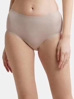 Jockey - 1827 Women High Coverage Soft Touch Microfiber Elastane Full Brief - Mocha