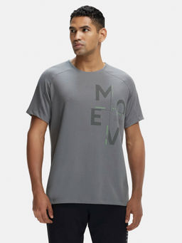 Jockey - MV02 Men Super Combed Cotton Printed Active Wear T-Shirt - Quiet Shade