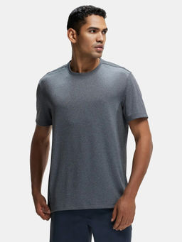 Jockey - MV35 Men Recycled Microfiber Elastane Active Wear T-Shirt - Black