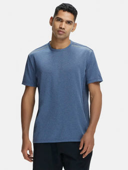 Jockey - MV35 Men Recycled Microfiber Elastane Active Wear T-Shirt - Navy