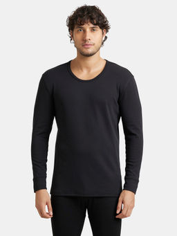 Jockey - 2606 Men Soft Touch Microfiber Elastane Thermal Undershirt - Black