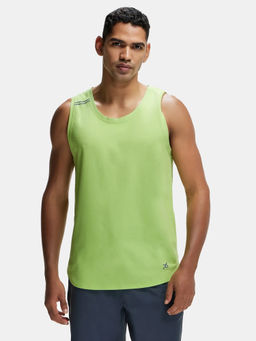 Jockey - MV06 Men Super Combed Cotton Solid Active Wear Tank Top - Green Glow