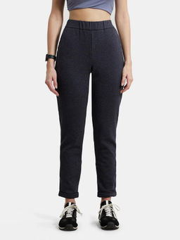 Jockey - IW06 Women Rayon Polyester Elastane Stretch Slim Fit All Day Pants-Navy Blazer