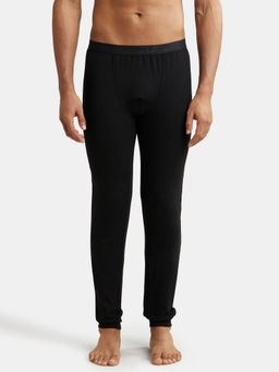 Jockey - 2622 Men Soft Touch Microfiber Elastane Stretch Thermal Long Johns - Black
