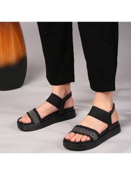 Kenneth Cole - Women Flatform Pu Black Sandals