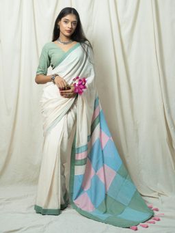 Save As - Suhani Off White Saree without Blouse