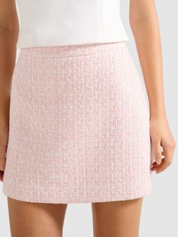Forever New - Pink Lisa Boucle Mini Skirt