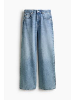 H&M - Women Blue Wide High Waist Jeans
