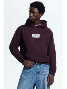 H&M - Men Red Loose Fit Hoodie