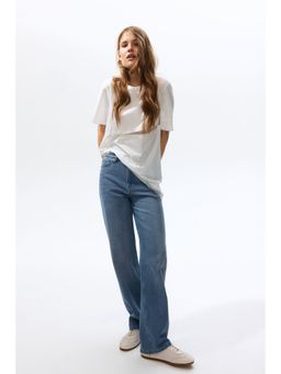 H&M - Women Blue Straight High Jeans