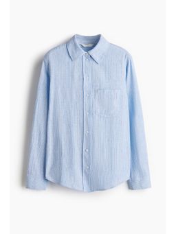 H&M - Women Multi-Color Linen-Blend Shirt