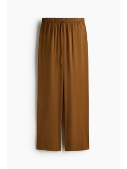 H&M - Women Green Wide Pull-On Trousers