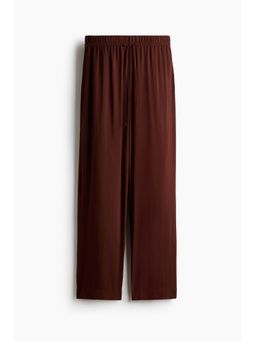 H&M - Women Brown Wide Pull-On Trousers