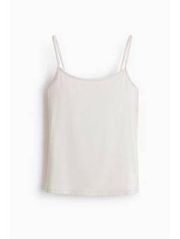 H&M - Women Beige Microfibre Strappy Top