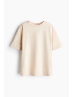 H&M - Women Beige Oversized T-Shirt