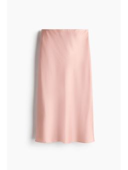 H&M - Women Orange Midi Skirt