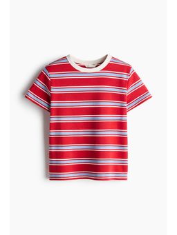 H&M - Women Red Cotton T-Shirt