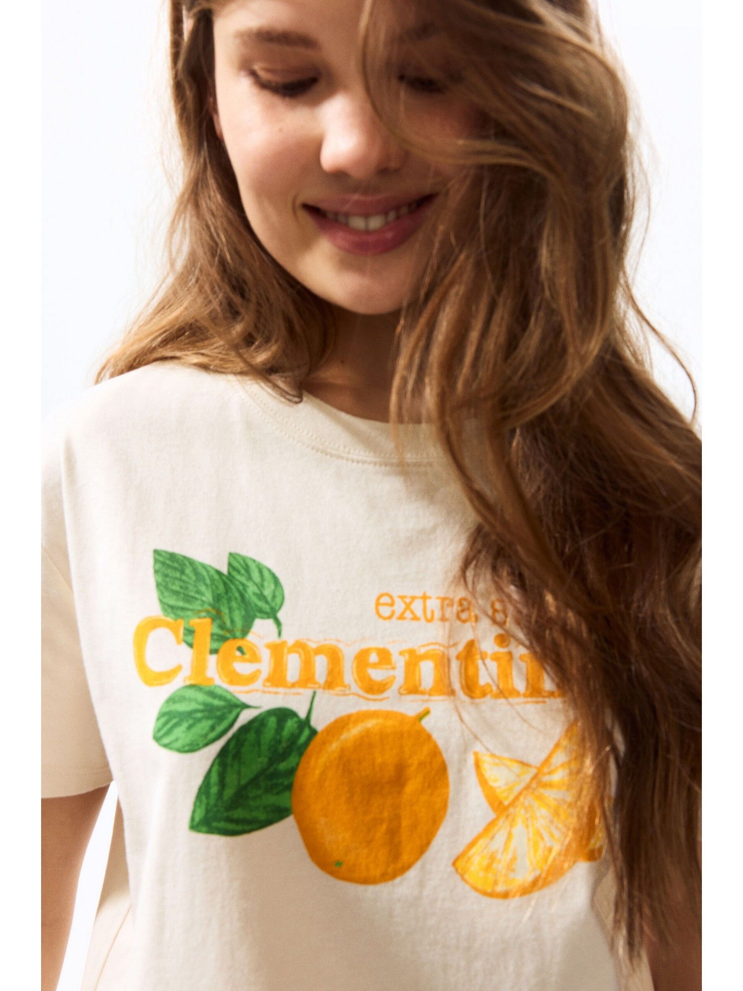 h&m Women Beige Printed T-Shirt-picture-13