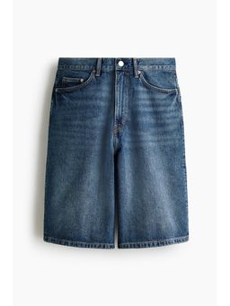 H&M - Men Blue Baggy Denim Shorts