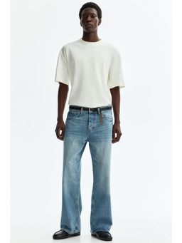 H&M - Men Blue Loose Straight Jeans
