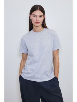 H&M - Women Grey Cooling Regular Fit T-Shirt