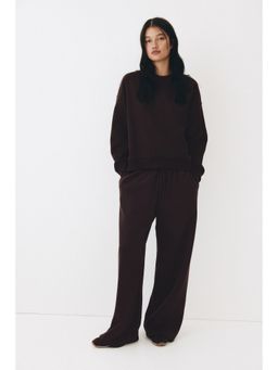 H&M - Women Purple Print-Motif Sweatshirt