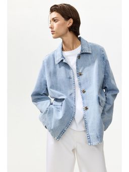H&M - Women Blue Denim Jacket