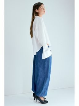 H&M - Women White Loose-Fit Shirt