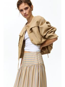 H&M - Women Multi-Color Gathered Midi Skirt