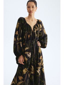 H&M - Women Black Oversized Tunic Dress