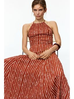 H&M - Women Multi-Color Textured Jersey Dress