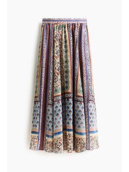 H&M - Women Blue Loose-Fit Maxi Skirt