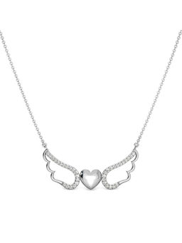Candere by Kalyan Jewellers - 18K BIS Hallmark White Gold and I2GH Diamond Necklaces