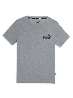 Puma - Ess Small Logo Boys Grey T-Shirt