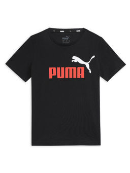 Puma - Ess 2 Col Logo Boys Black T-Shirt