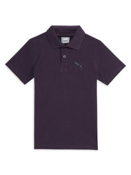 Puma - Ess Polo Boys Purple T-Shirt