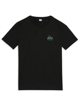 Puma - Super Graphic Boys Black T-Shirt