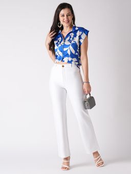 Globus - Women White Slim Fit Treggings