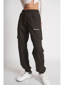 Bonkers Corner - Brown Cargo Joggers