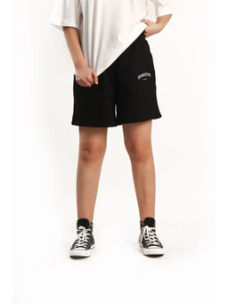 Bonkers Corner - Black Solid Shorts