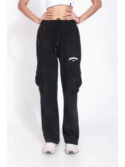 Bonkers Corner - Black Utility Straight Fit Pant