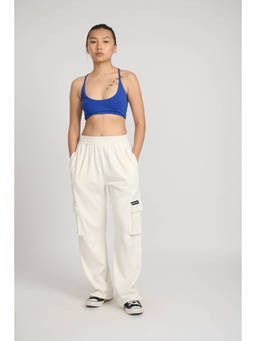 Bonkers Corner - Off White Utility Straight Fit Pant