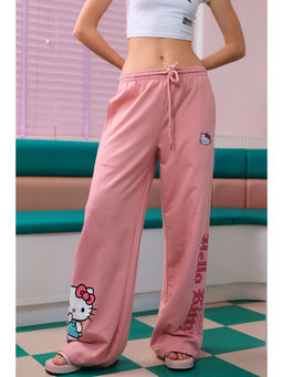Bonkers Corner - Hello Kitty Graphic Pink Pant
