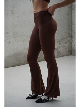 Bonkers Corner - Brown Fold Over Pant