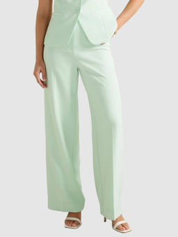 Forever New - Green Orchid Welt Wide Leg Trouser